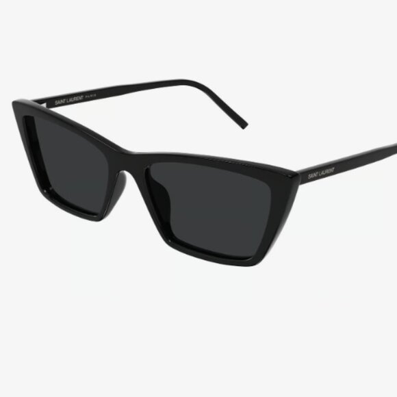 Saint Laurent Women's Sunglasses | SL 737 Mica Thin-001 | Black, Silver - Picture 1 of 3